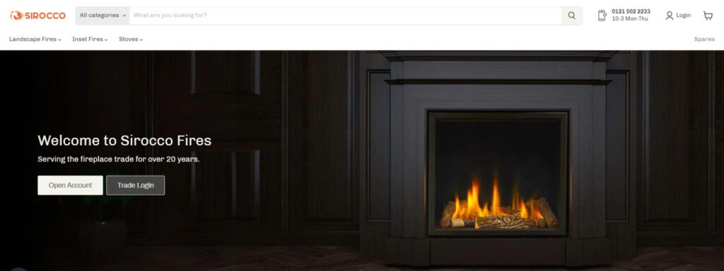 Sirocco Fires Website Banner by Everpro